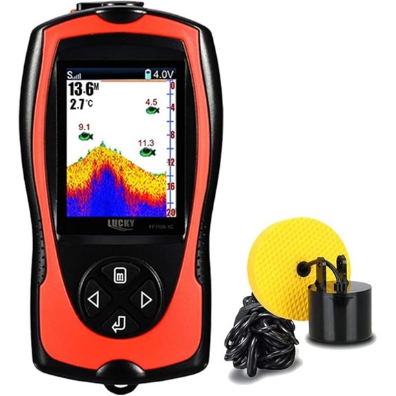 LUCKY Portable Fish Finder for Boat Fishing