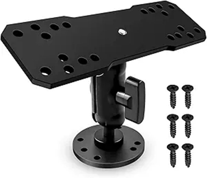 Aluminum Fish Finder Mount for Garmin & Lowrance
