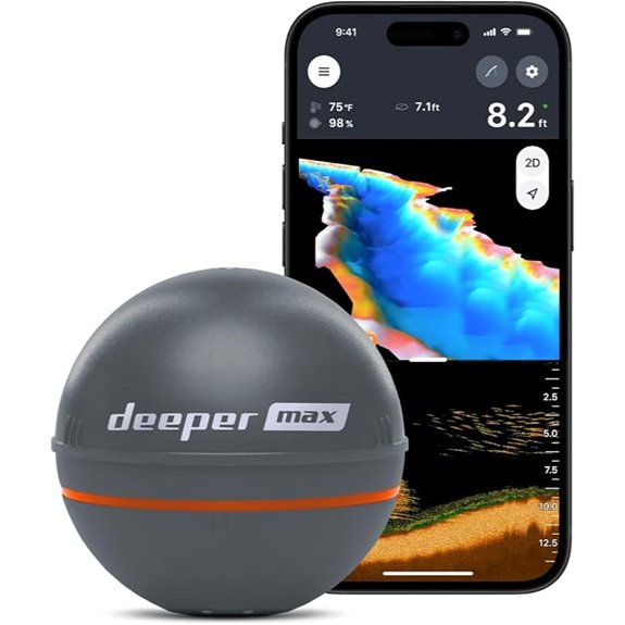 Deeper MAX Castable GPS Fish Finder for Fishing