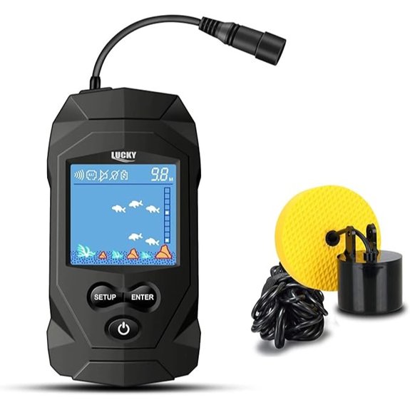 LUCKY Portable Fish Finder Kit for Kayak and Boat