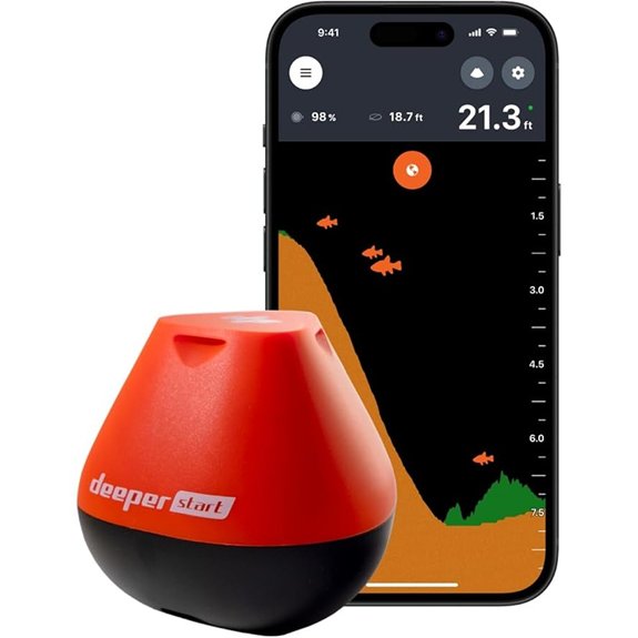 Deeper Start Portable Fish Finder with App